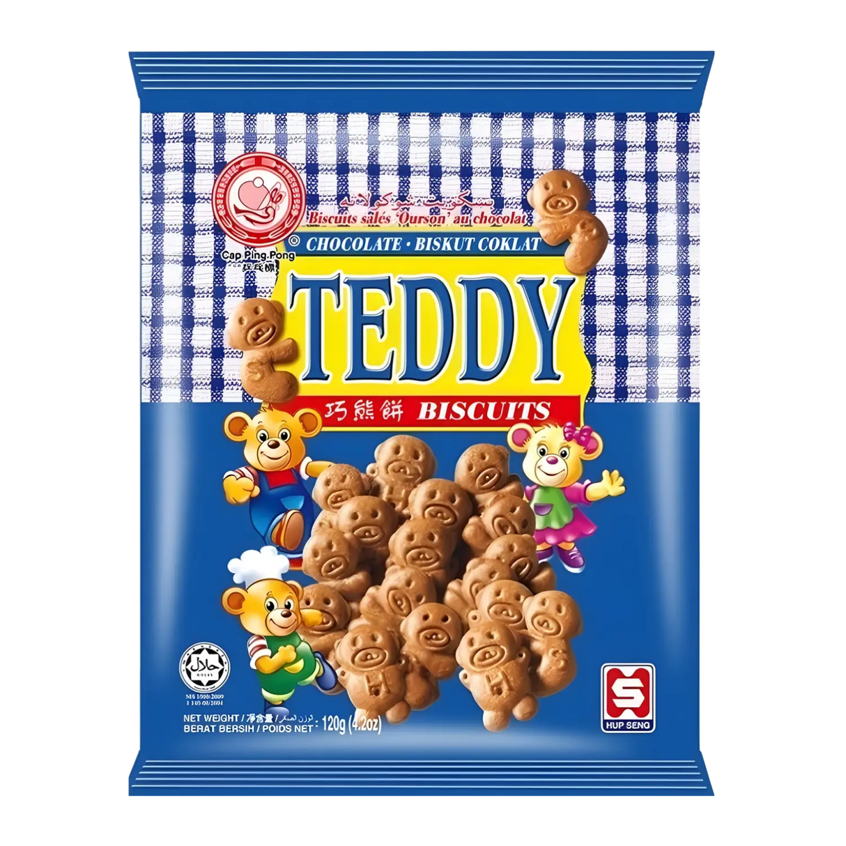 Cap Ping Pong 巧克力泰迪饼干 120g