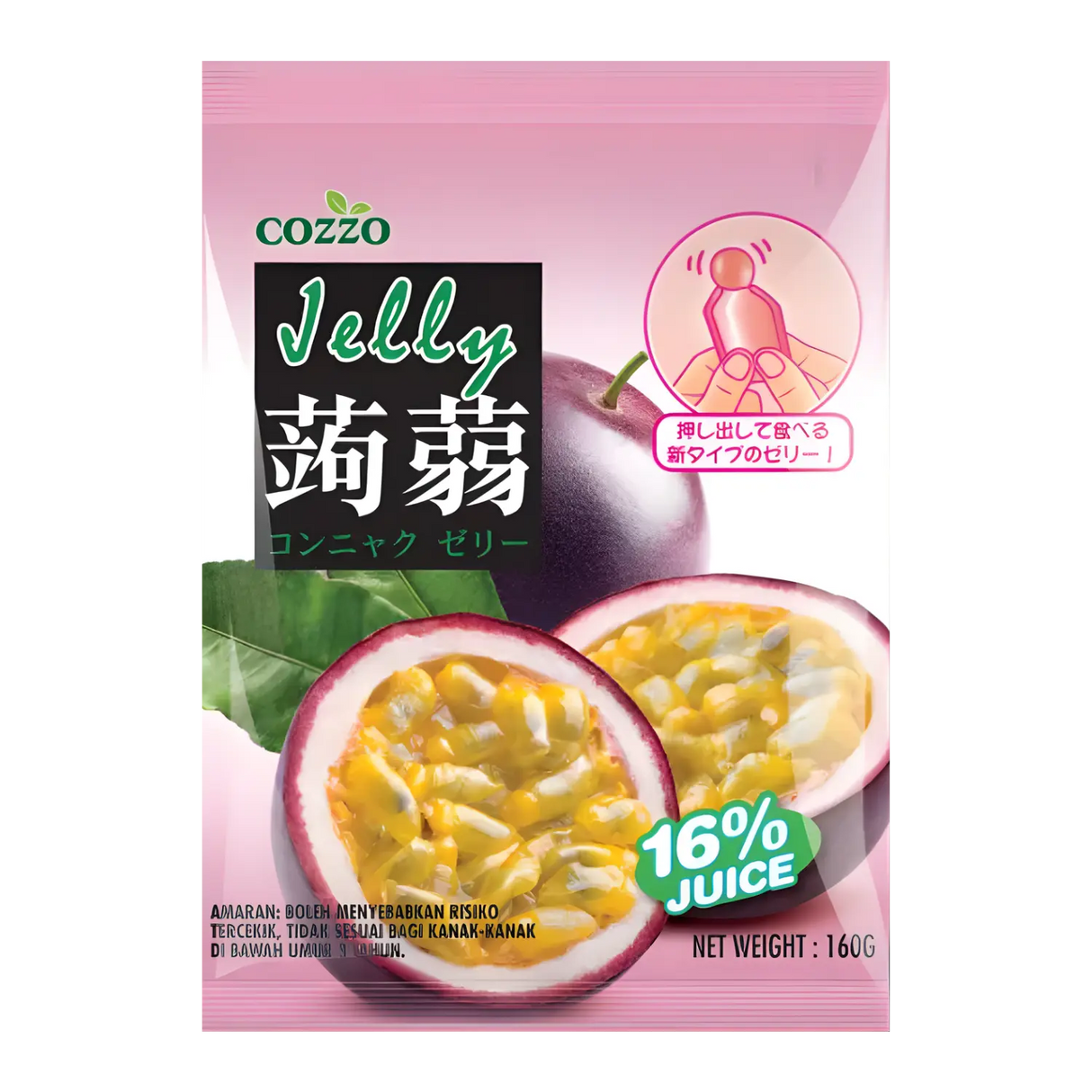 Cozzo 蒟蒻果冻百香果 160g