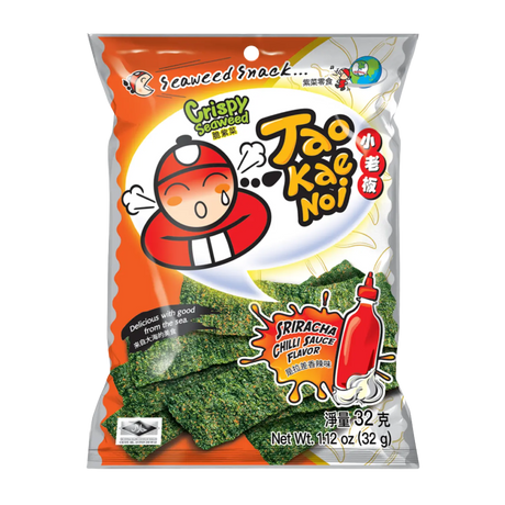 Tao Kae Noi Crispy Seaweed Sriracha Chilli Sauce Flavour 32g