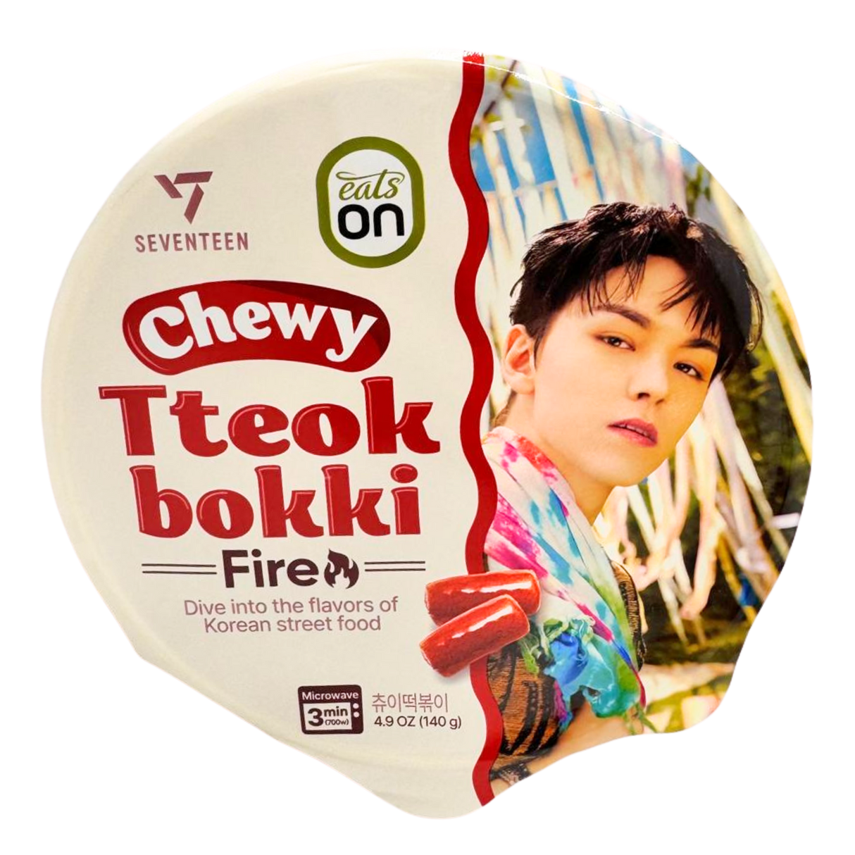 HY SEVENTEEN Chewy Tteokbokki Sweet & Spicy (Random Member) 140g - Image 7