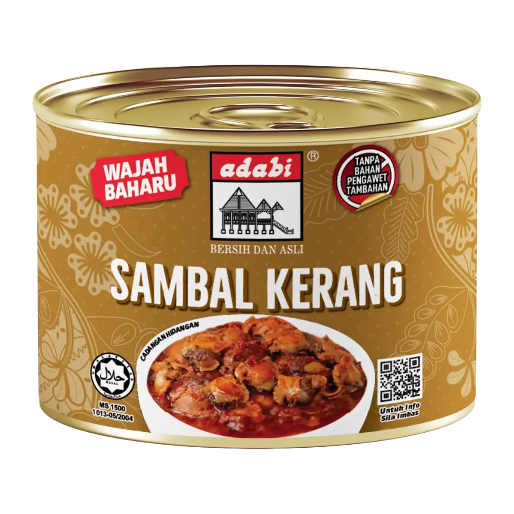 Adabi Sambal Kerang Spicy Cockles 160g