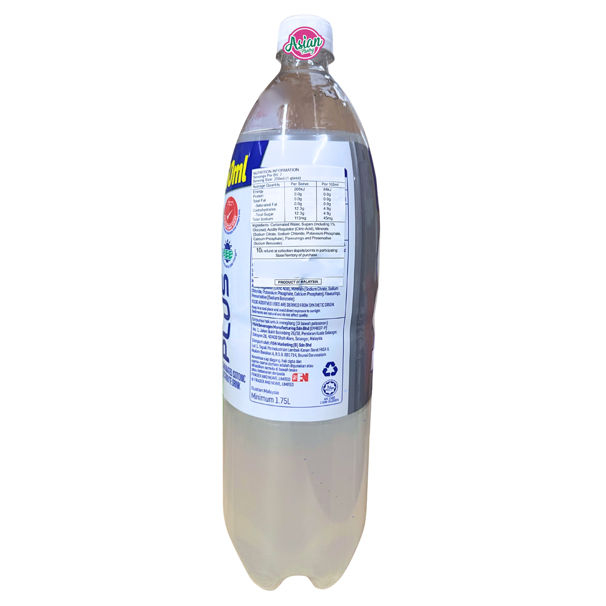 F&N 100 Plus Original 1.75L - Image 3