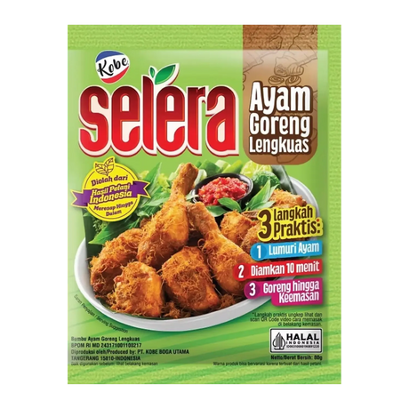 Kobe Selera Instant Seasoning Mix Ayam Goreng Lengkuas 80g