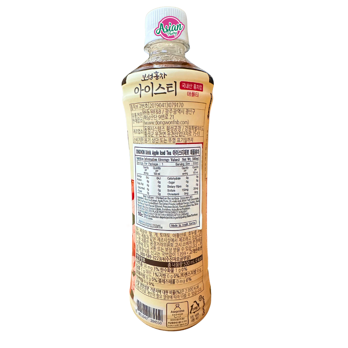 Dongwon Drink Iced Tea Apple Zero Sugar 500ml