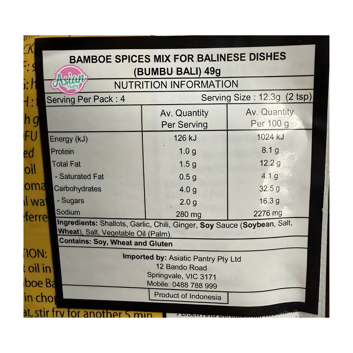 Bamboe Bumbu Bali 49g
