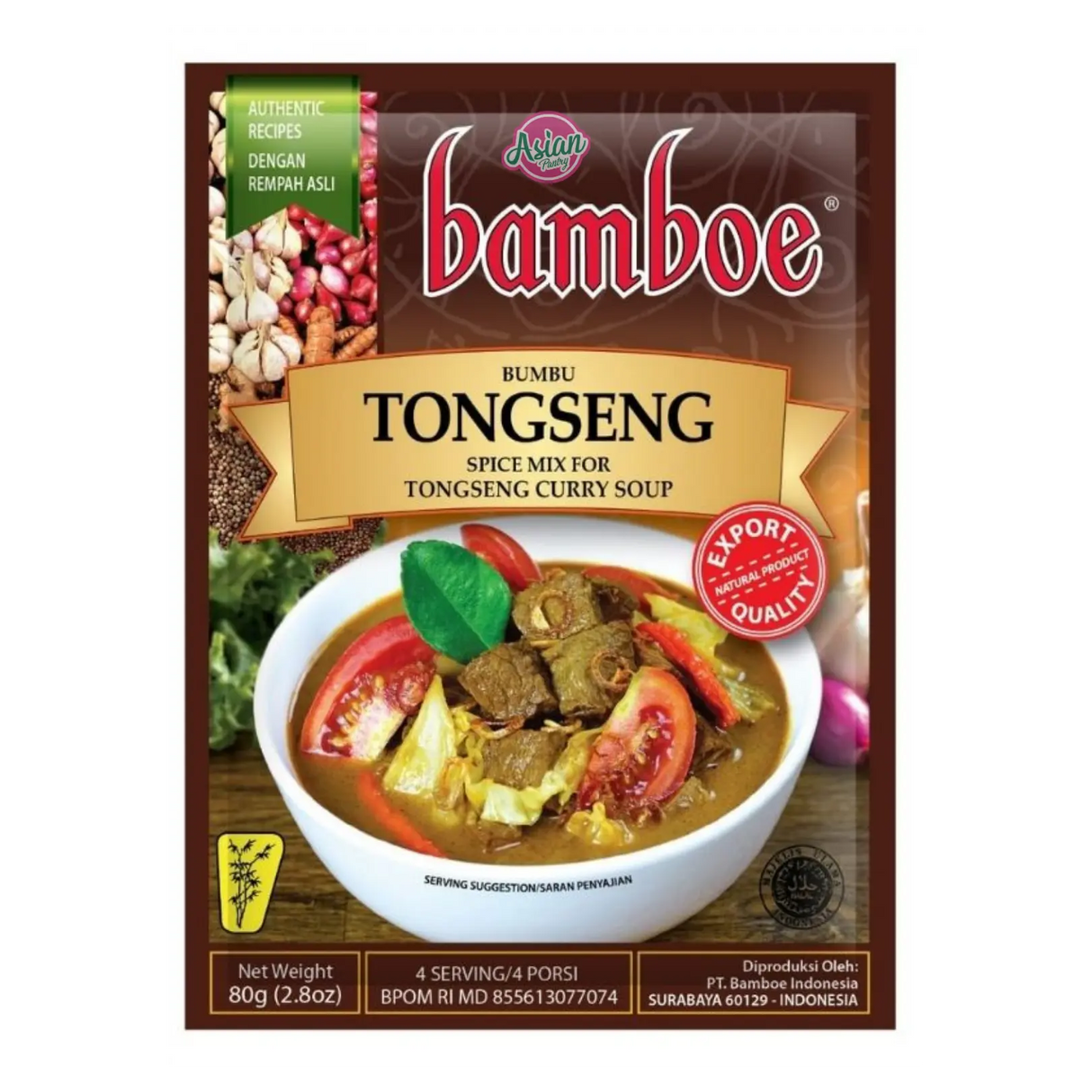 Bamboe Tong Seng (Curry Soup Mix) 80g