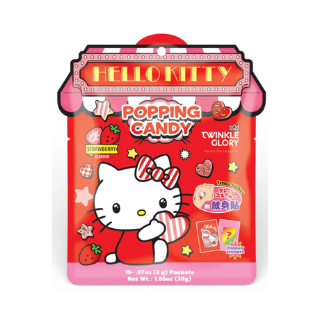 Twinkle Glory Popping Candy Strawberry Flavour Hello Kitty