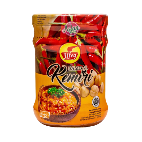 Finna Uleg Sambal Kemiri Jar 190g