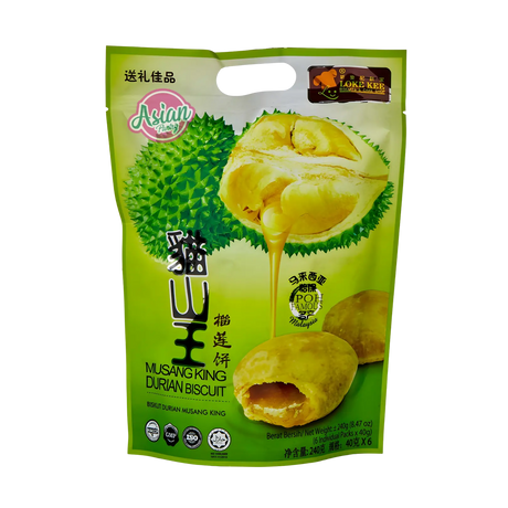 Loke Kee Musang King Durian Biscuit 240g