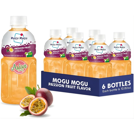 Mogu Mogu Passionfruit Flavoured Drink with Nata de Coco