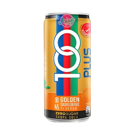 F&N 100 Plus Golden Tangerine Zero Sugar 240ml