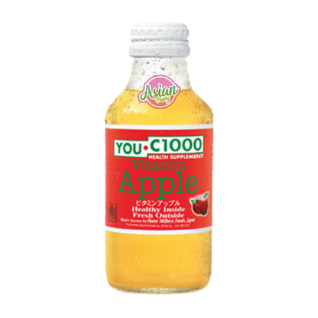 YOUC1000 Glass Bottle - Vitamin Apple Flavour 140ml