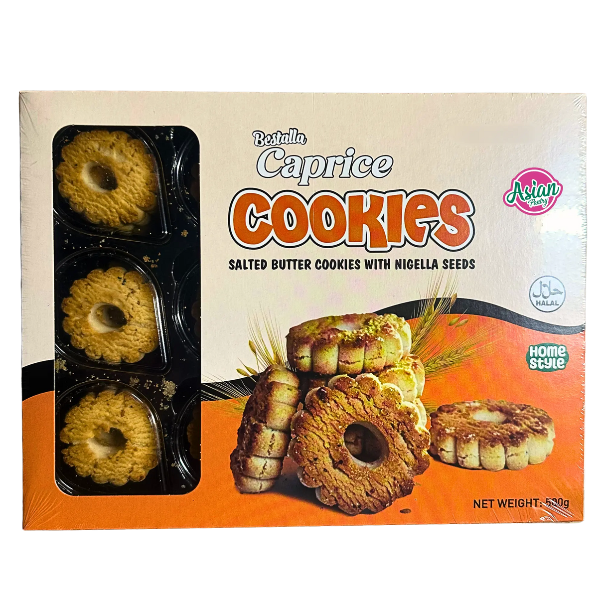 Bestalla Salted Butter Cookies with Nigella Seeds 500g