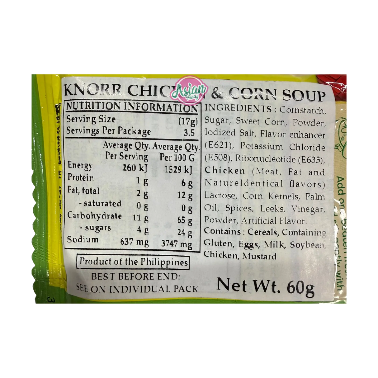Knorr Chicken & Corn Soup 55g