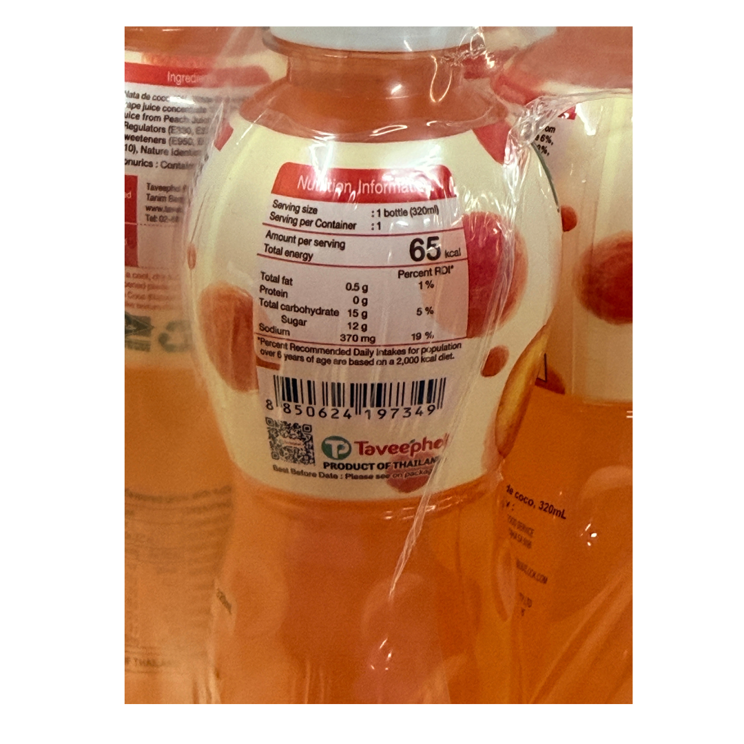 Kato Peach Flavoured Drink 320ml