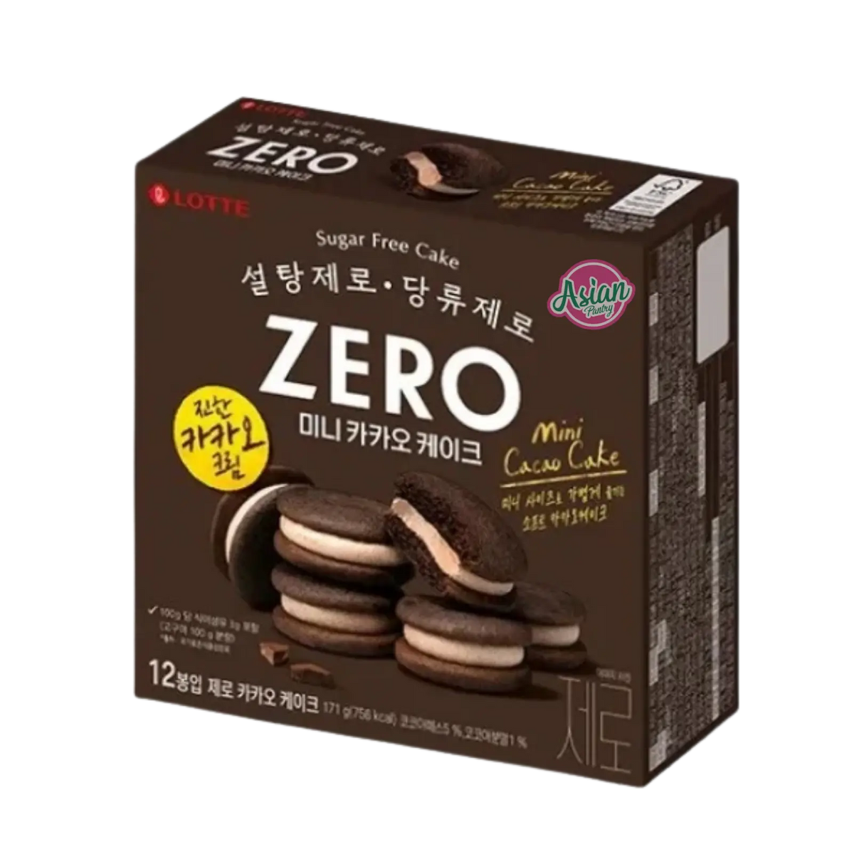Lotte Zero Cacao Cake (Pie) 171g