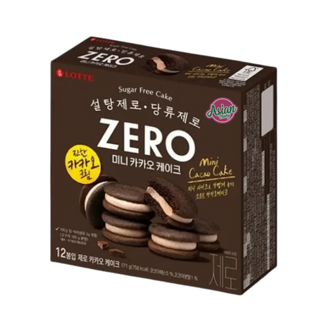 Lotte Zero Cacao Cake (Pie) 171g