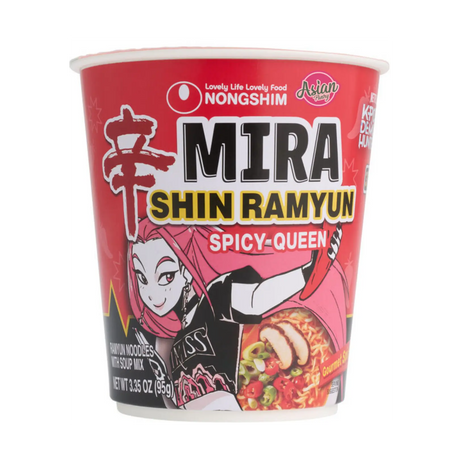 Nongshim Shin Spicy Queen Cup (Mira) fron Kpop Demon Hunters 68g