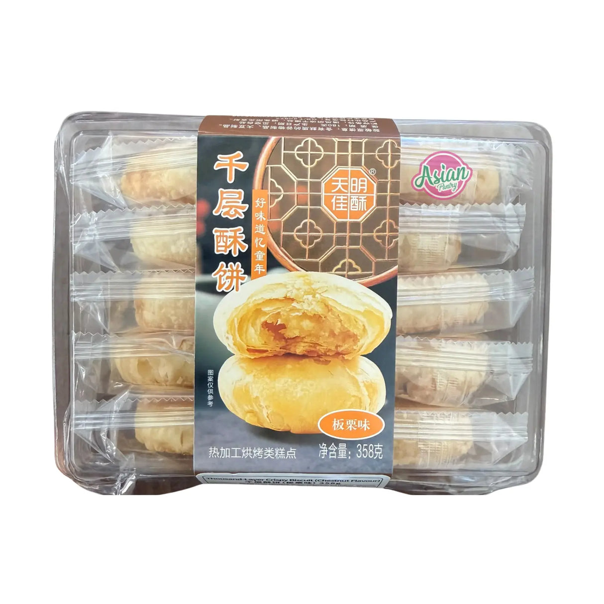 TMJS Thousand-Layer Crispy Biscuit (Chestnut Flavour) 358g