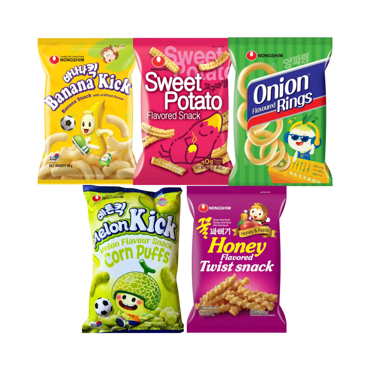 Nongshim Korean Snack Bundle
