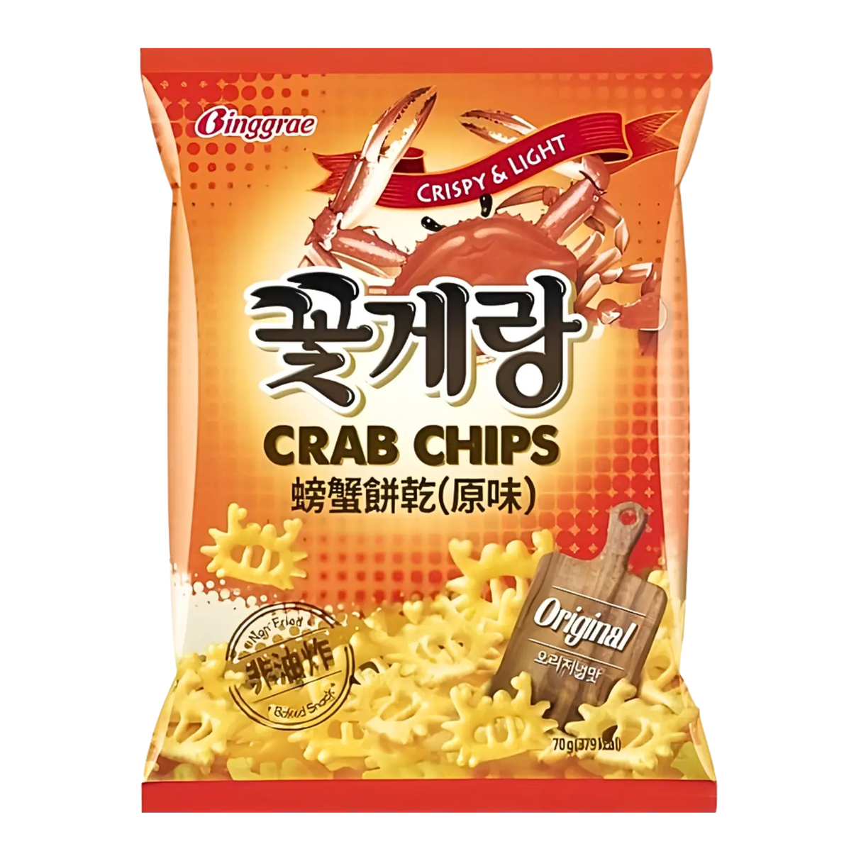 Binggrae Crab Chips Original Flavour 70g