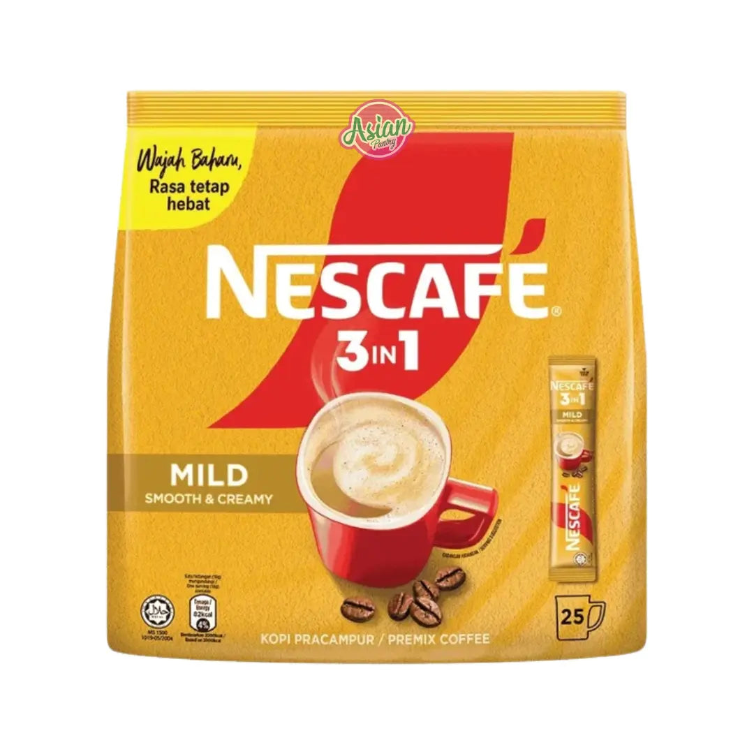 Nescafe Coffee 3 in 1 Mild 18g x 25 Yellow