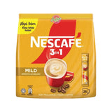Nescafe Coffee 3 in 1 Mild 18g x 25 Yellow