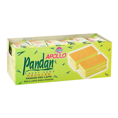 Apollo Pandan Layer Cake 18g x 24