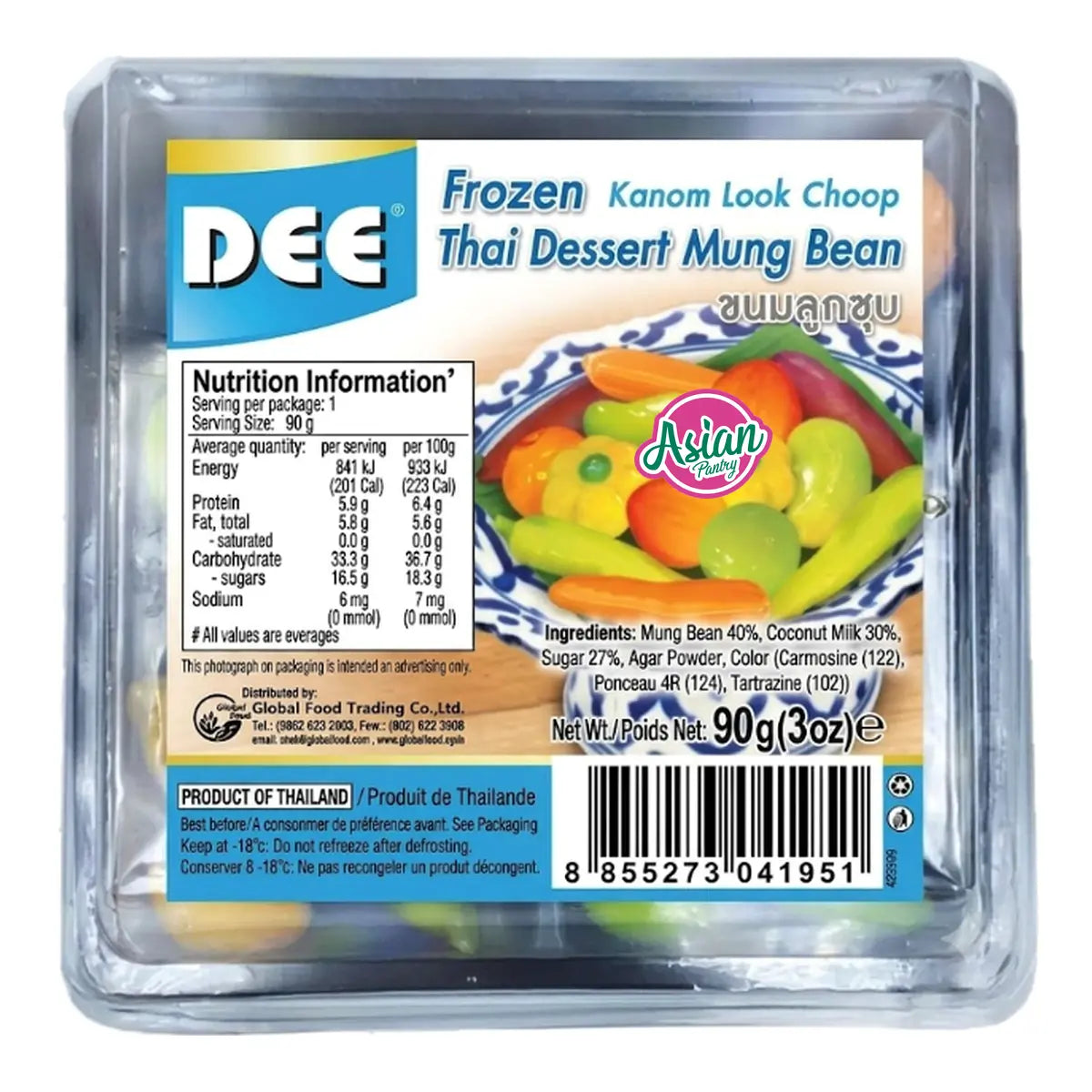 Dee Frozen Thai Dessert Mung Bean 90g