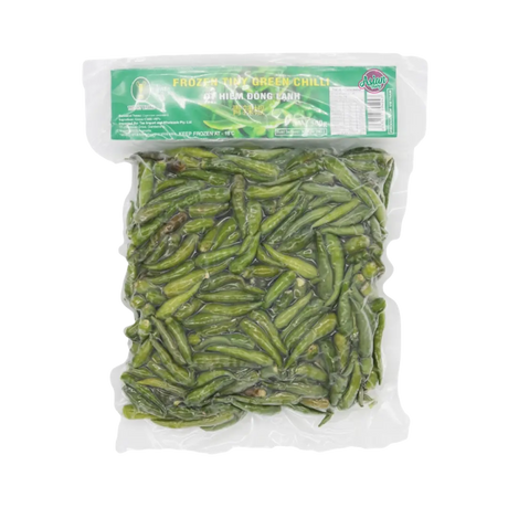Trophy Brand Frozen Green Chilli 500g