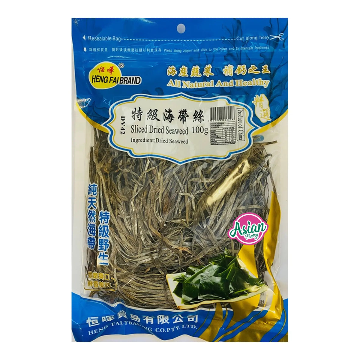 Heng Fai Seaweed Sliced 100g