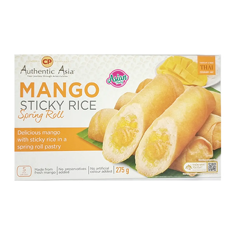 CP Frozen Mango Sticky Rice 5pce Spring Rolls 275g