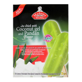 Madame Wong Frozen Coconut Gel & Pandan Ice Bars 5 Pieces