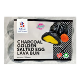 Sunny Seafood Frozen Salted Egg Lava Charcoal Bun 300g (6pcs)
