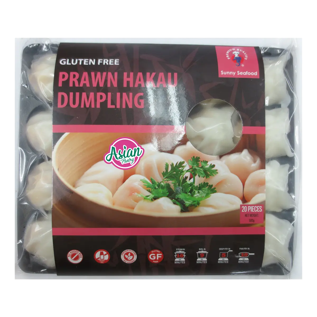 Sunny Seafood Frozen Gluten-Free Prawn Dumpling 500g
