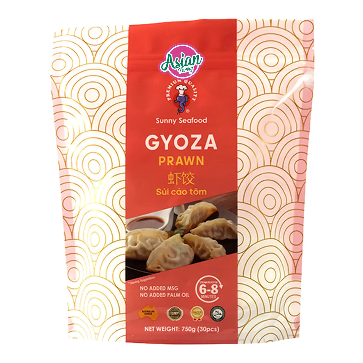 Sunny Seafood Frozen Prawn Gyoza 750g