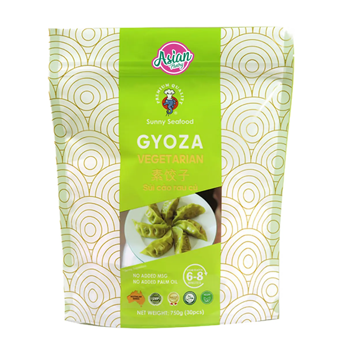 Sunny Seafood Frozen Vegetarian Gyoza 750g