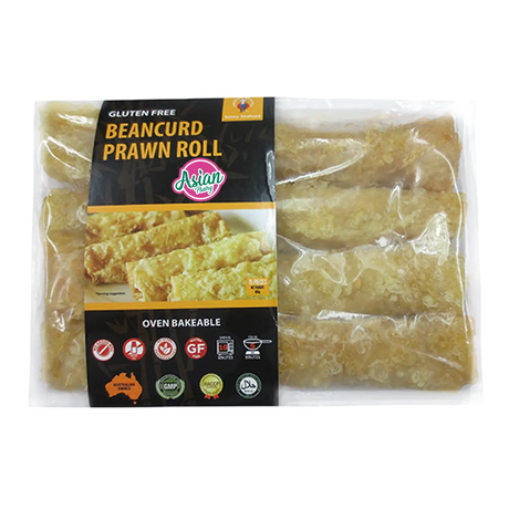 Sunny Seafood Frozen Gluten-Free Beancurd Prawn Roll 450g