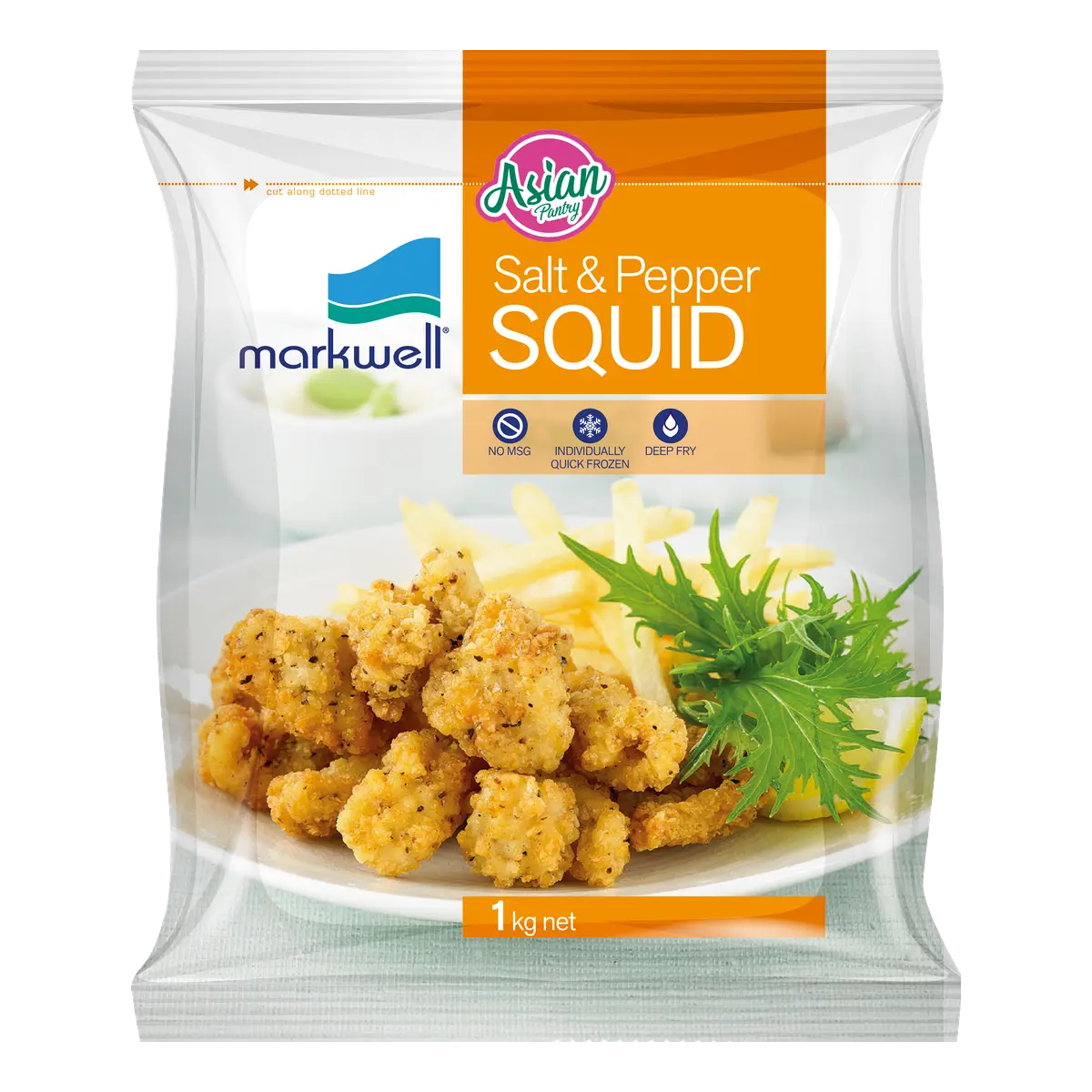 Markwell Frozen Salt & Pepper Squid Goujons 1KG