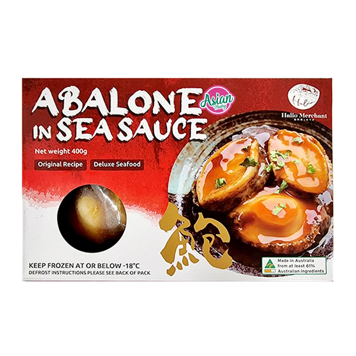 Sunny Seafood Frozen Abalone Meat in Sea Sauce 400g