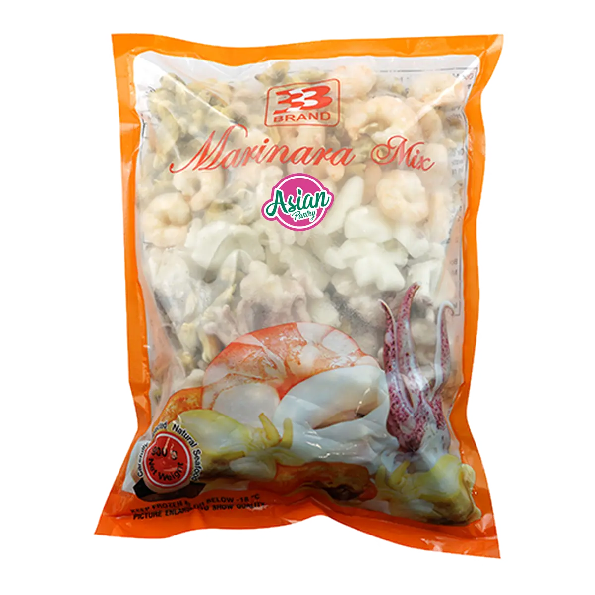 333 Brand Frozen Seafood Marinara Mix 450g
