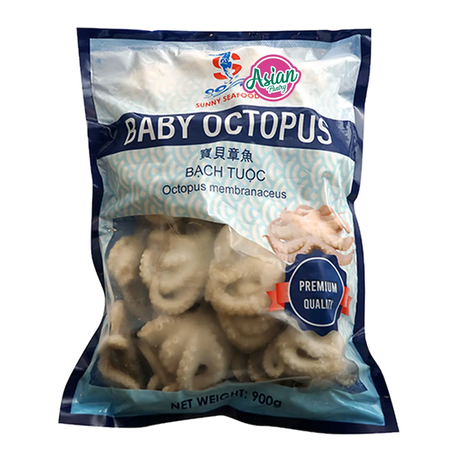 Sunny Seafood Frozen Baby Octopus 900g