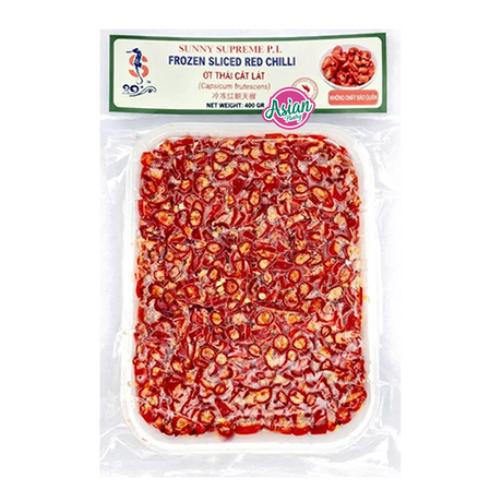 Sunny Seafood Frozen Slice Red Chilli 400g