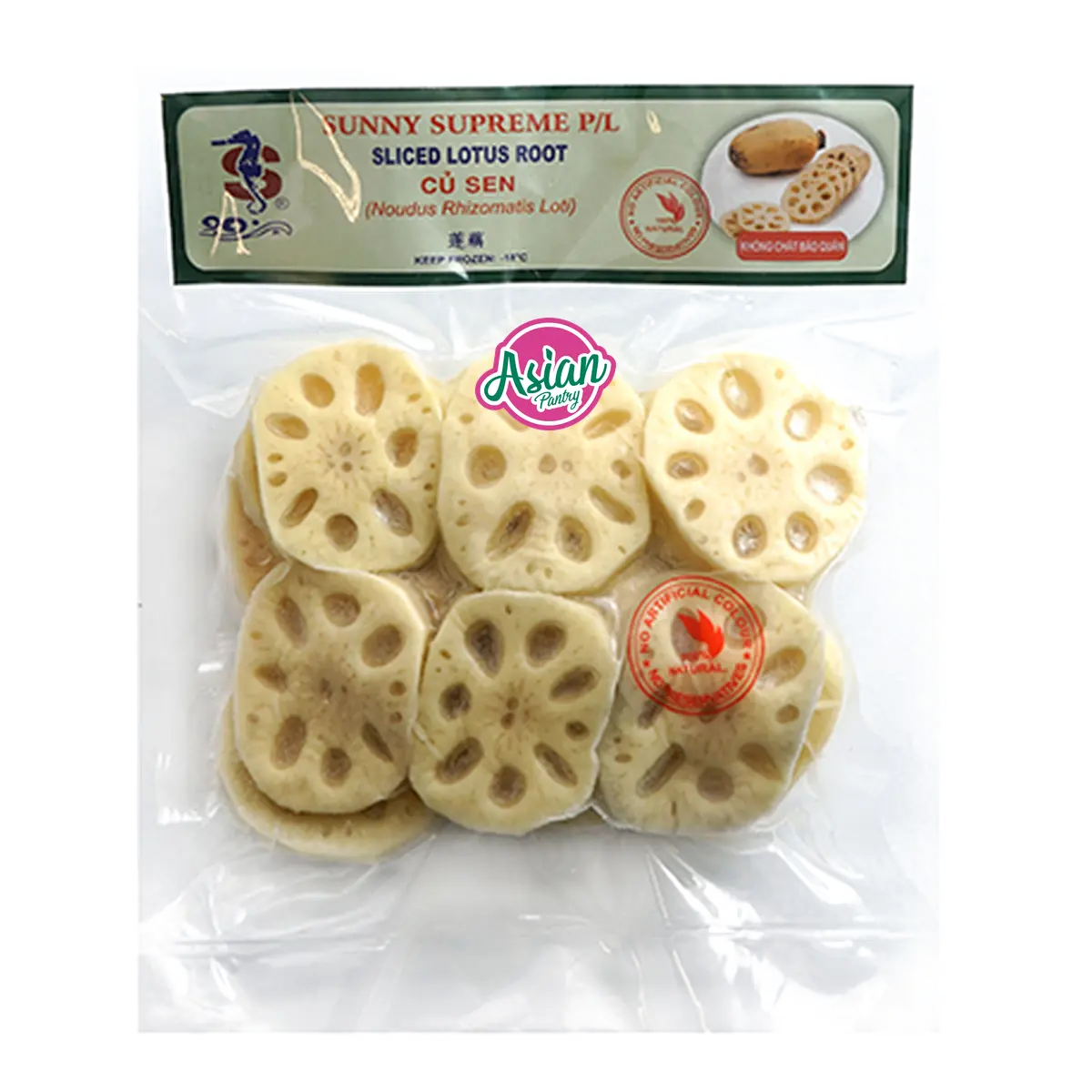 Sunny Seafood Frozen Lotus Root Slice 300g