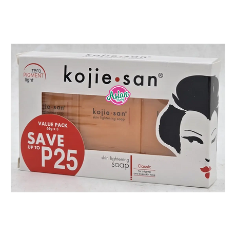 Kojie San Skin Lightening Soap Classic 65g x 3