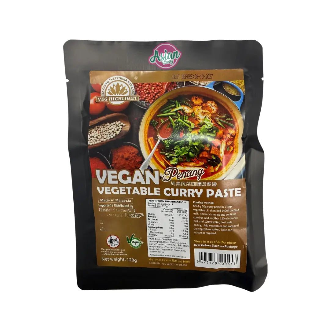 Veg Highlight Vegan Vegetable Curry Paste 120g