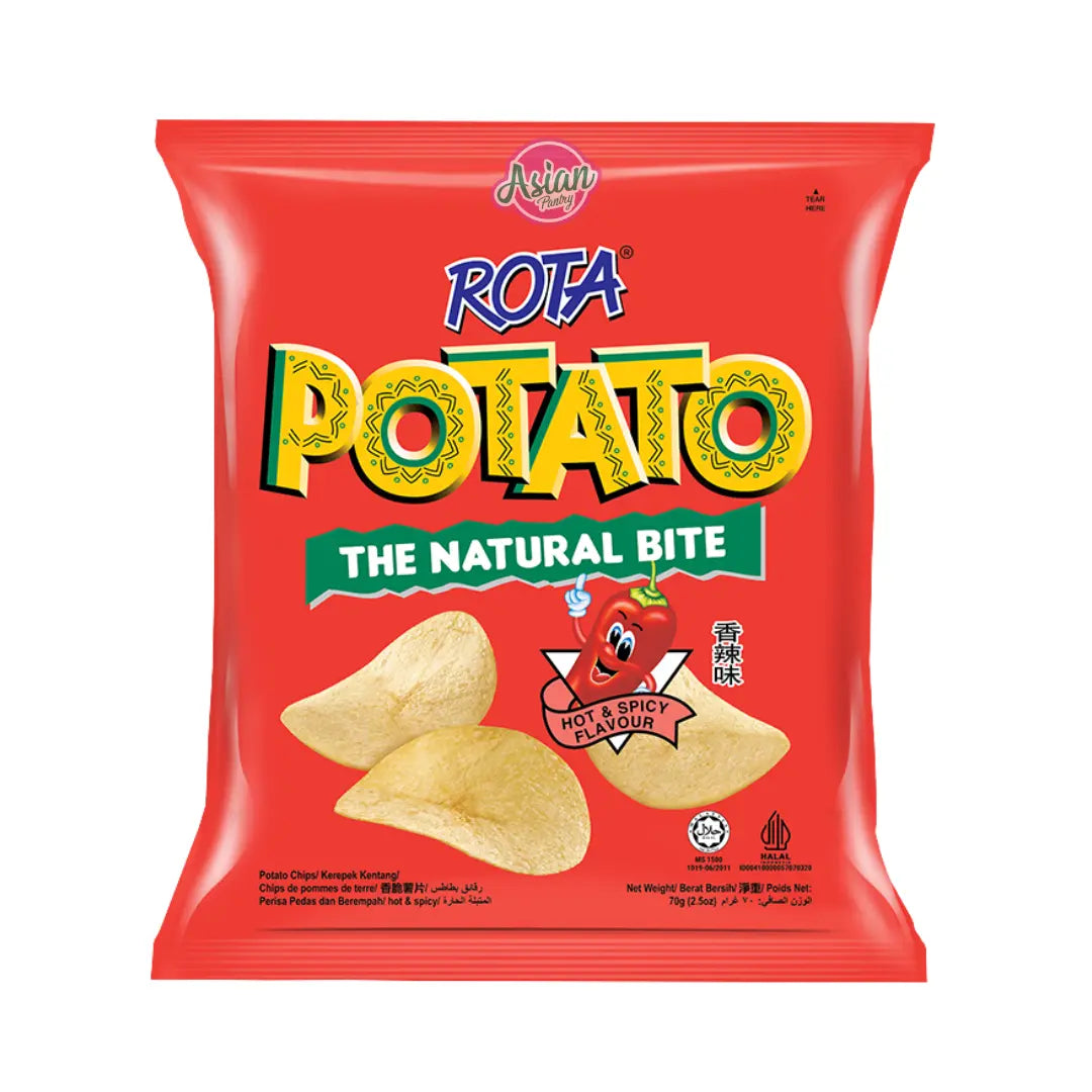 Rota Potato Chips Hot & Spicy Flavour 70g
