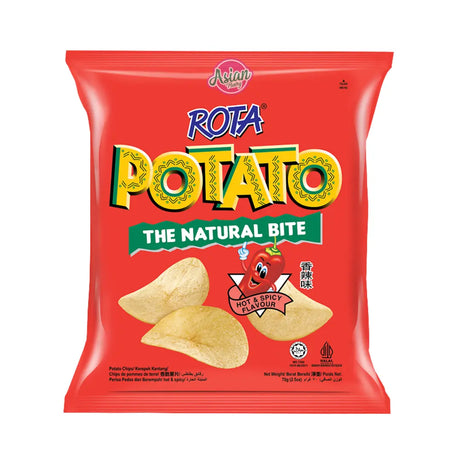 Rota Potato Chips Hot & Spicy Flavour 70g