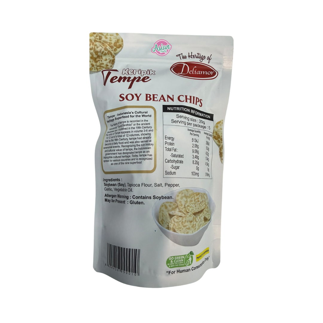 Deliamor Tempeh / Soybean Snacks 100g