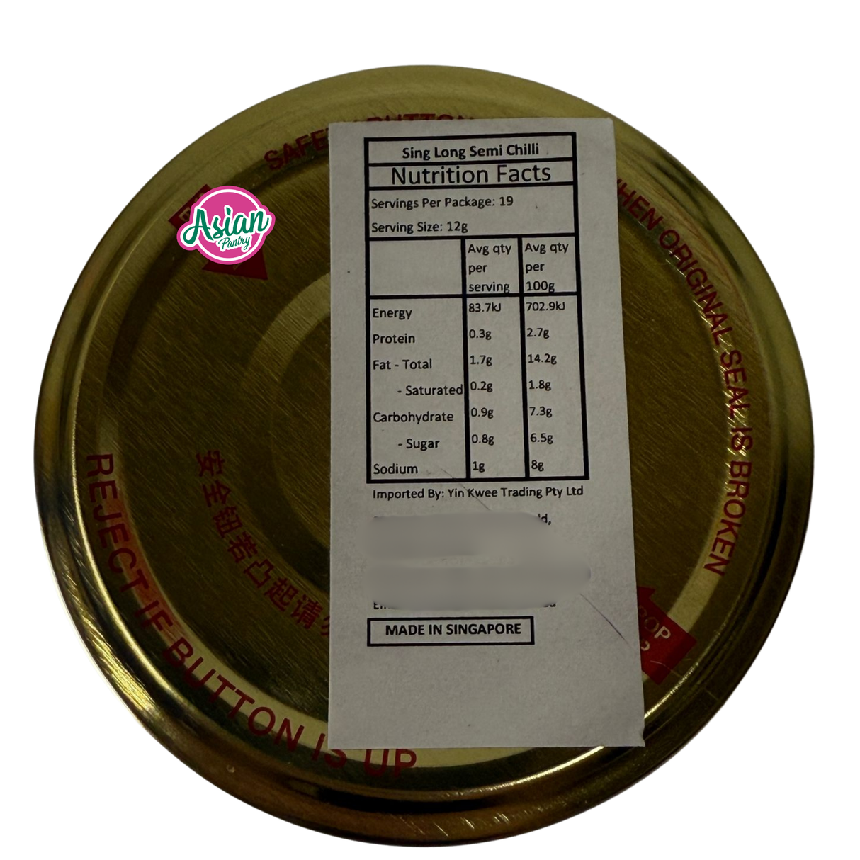 Singlong Semi Chilli 230g